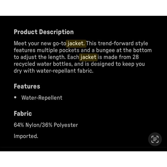 Fabletics Jacket - Picture 3 of 3